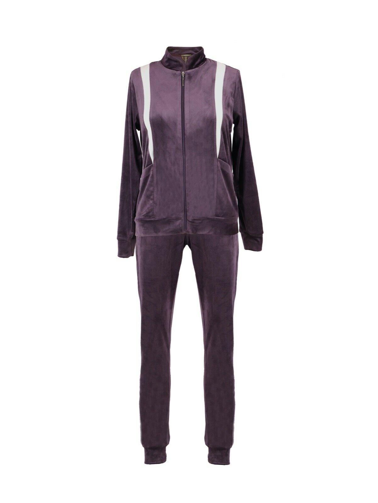 RAIKOU Trainingspak voor dames sets,huispak,pyjama,joggingpak,fluweel sportpak,dames vrijetijdspak sets,tweedelige,met ritssluiting,katoen(Wijn rode ,36-38
